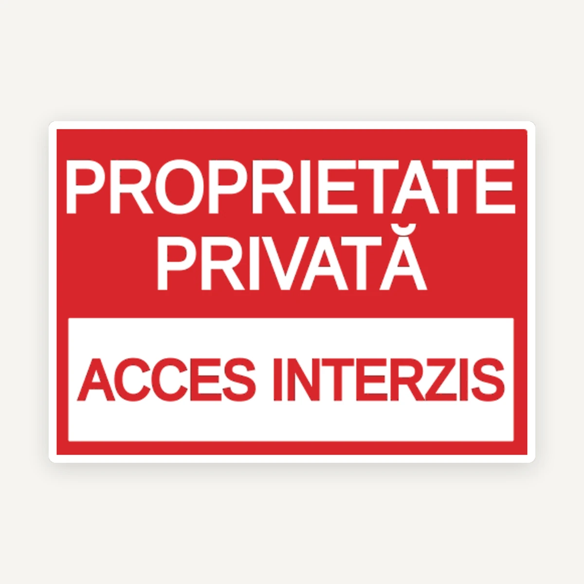 Proprietati private acces interzis
