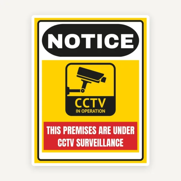 Security Camera signs