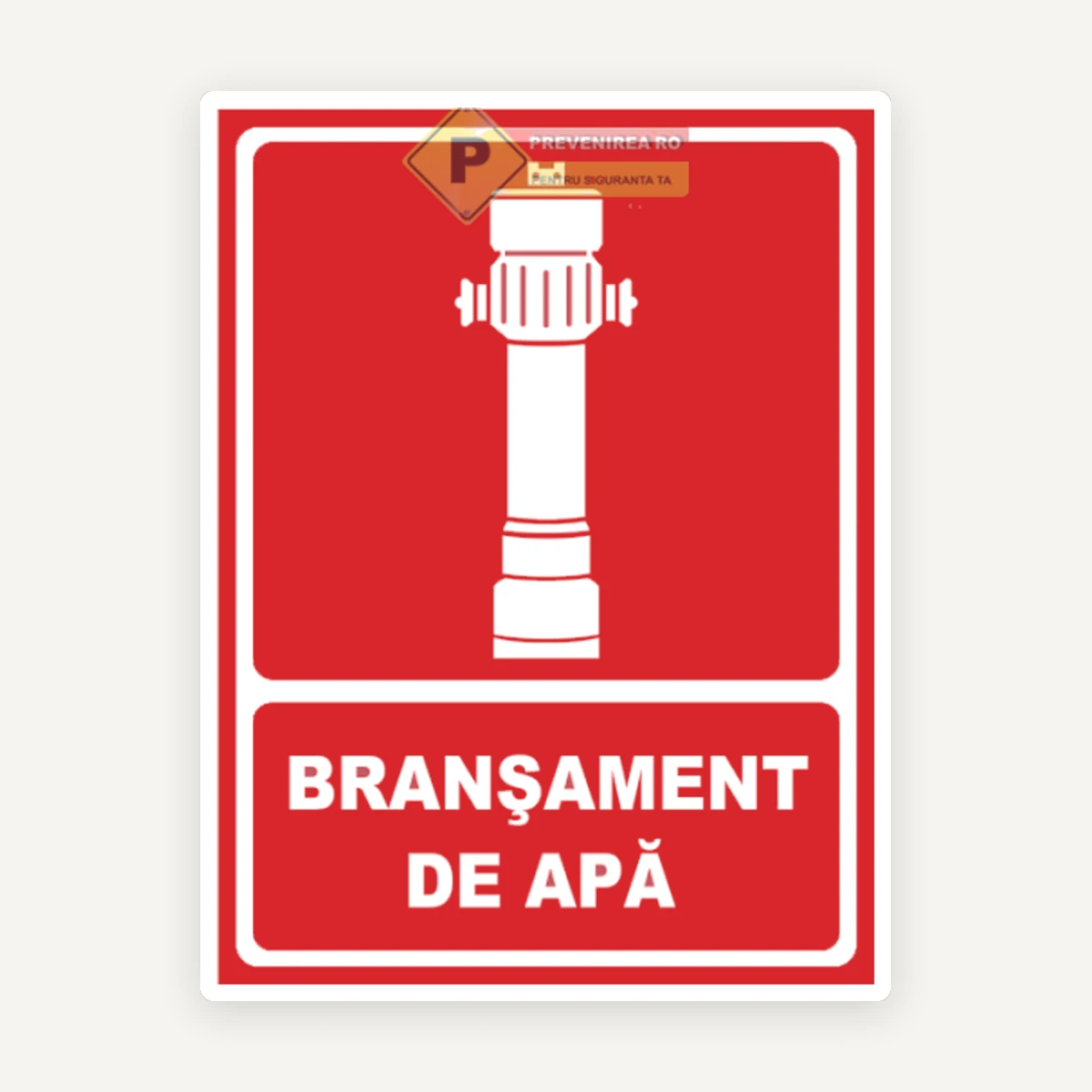 Semn bransament de apa