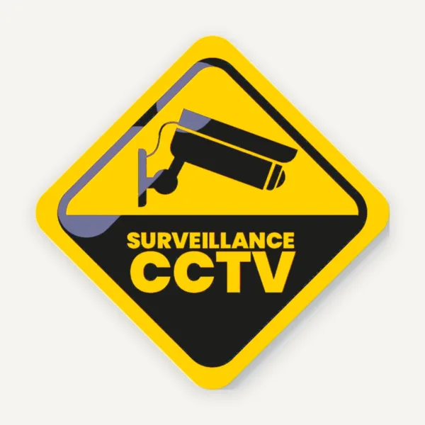 Surveillance cctv sign