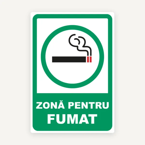 Zona pentru fumat