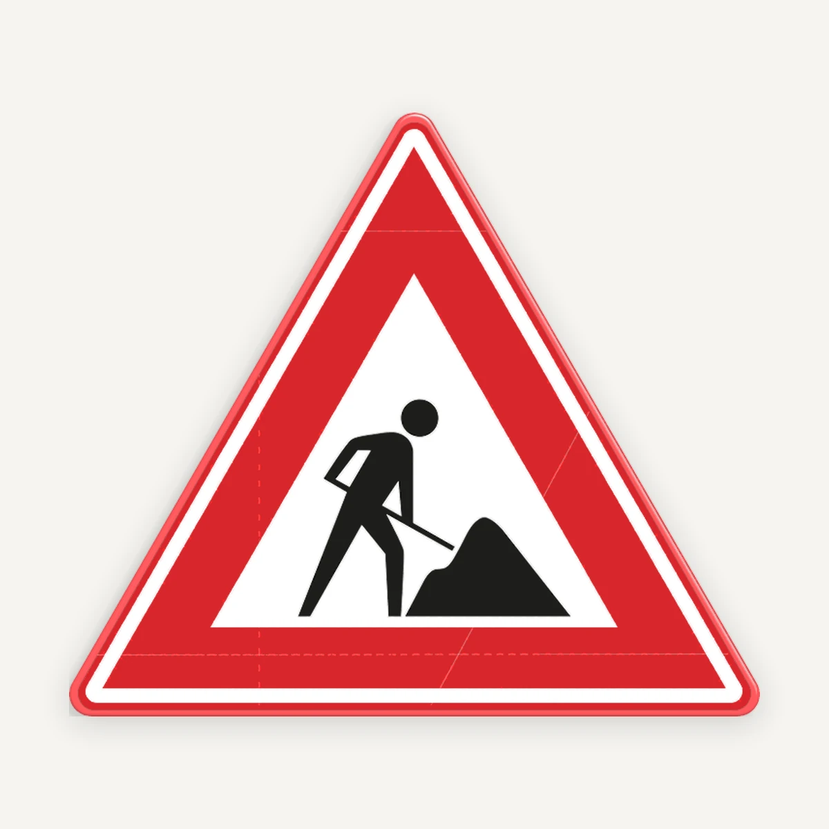 Indicator din Aluminiu pentru Semnalizare Lucrări - Siguranță și Vizibilitate Rutieră