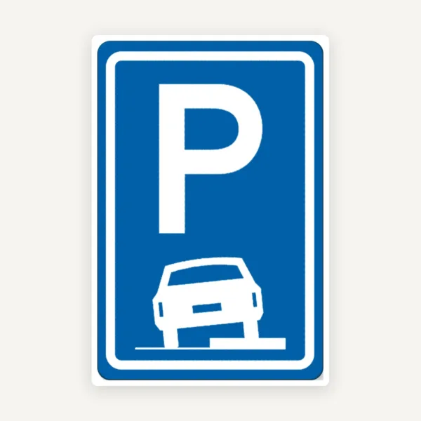 Parcarea pe trotuar permisa din aluminiu