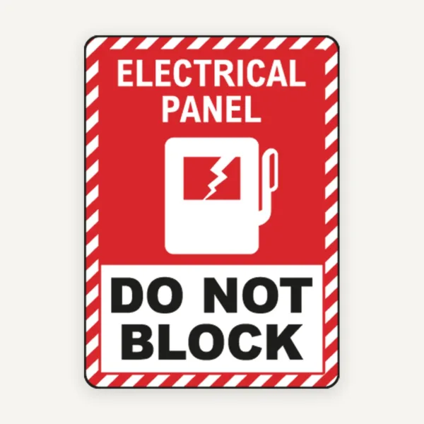 Indicator Panou Electric ‘Nu Blocați’ - Protecție și Organizare în Instalări Electrice