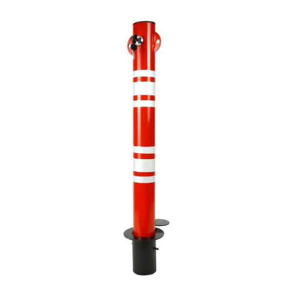 Stalp rosu mobil de parcare