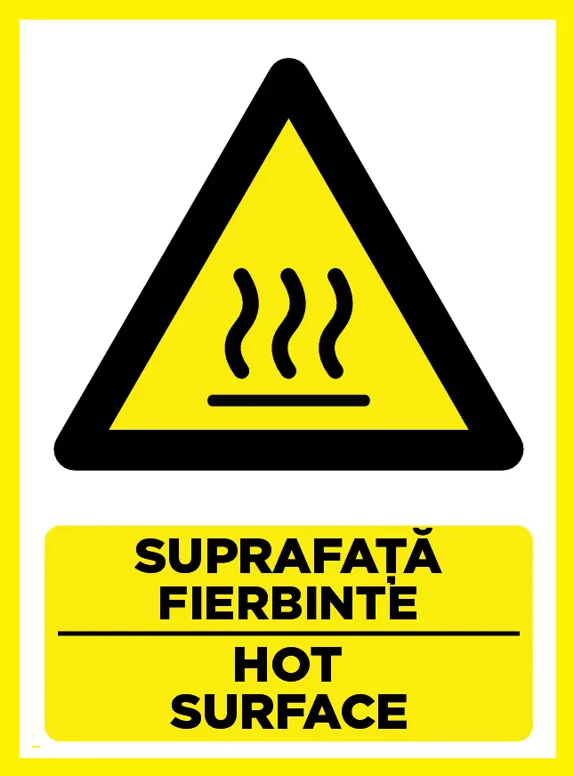 Placuta pentru suprafata fierbinte hot surface