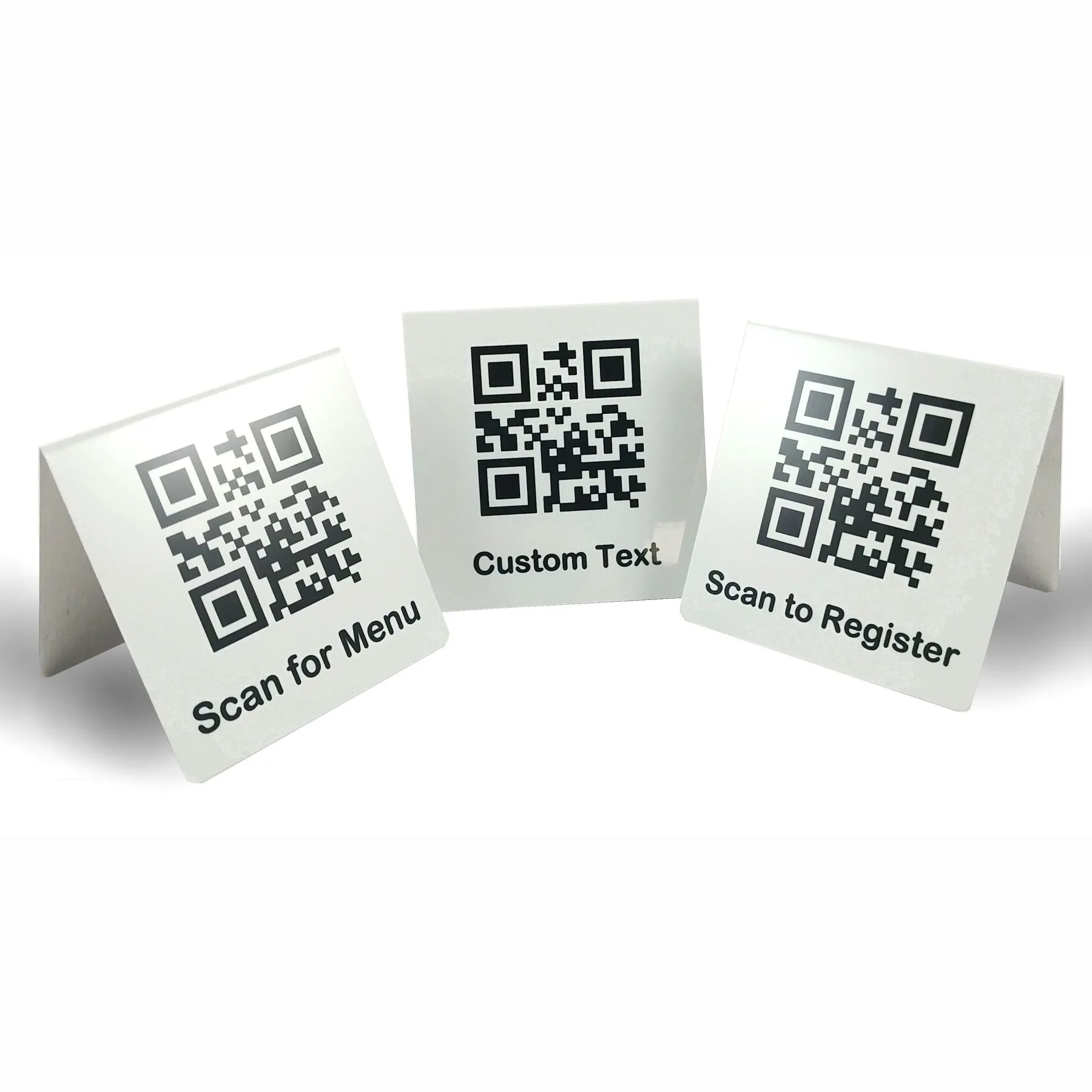Semn cu cod QR pentru masă meniu fără atingere