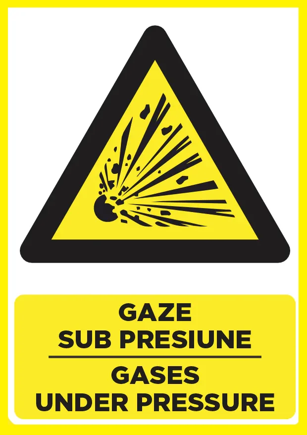 Placute pentru gaze sub presiune gases under pressure