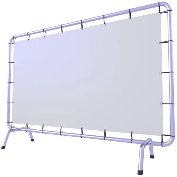 Gard Mobil Personalizat cu Banner - Protecție, Publicitate și Design Unic