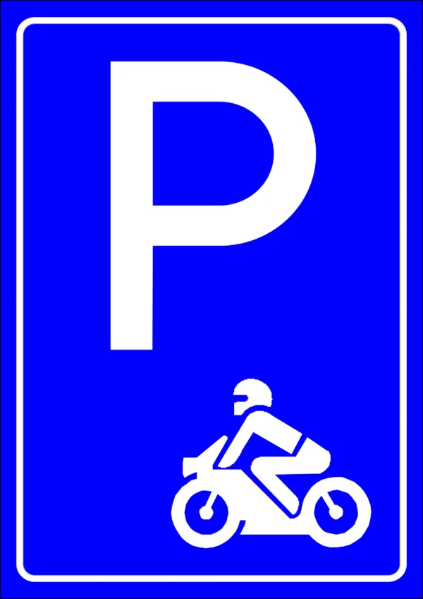 Placuta pentru parcare motociclete