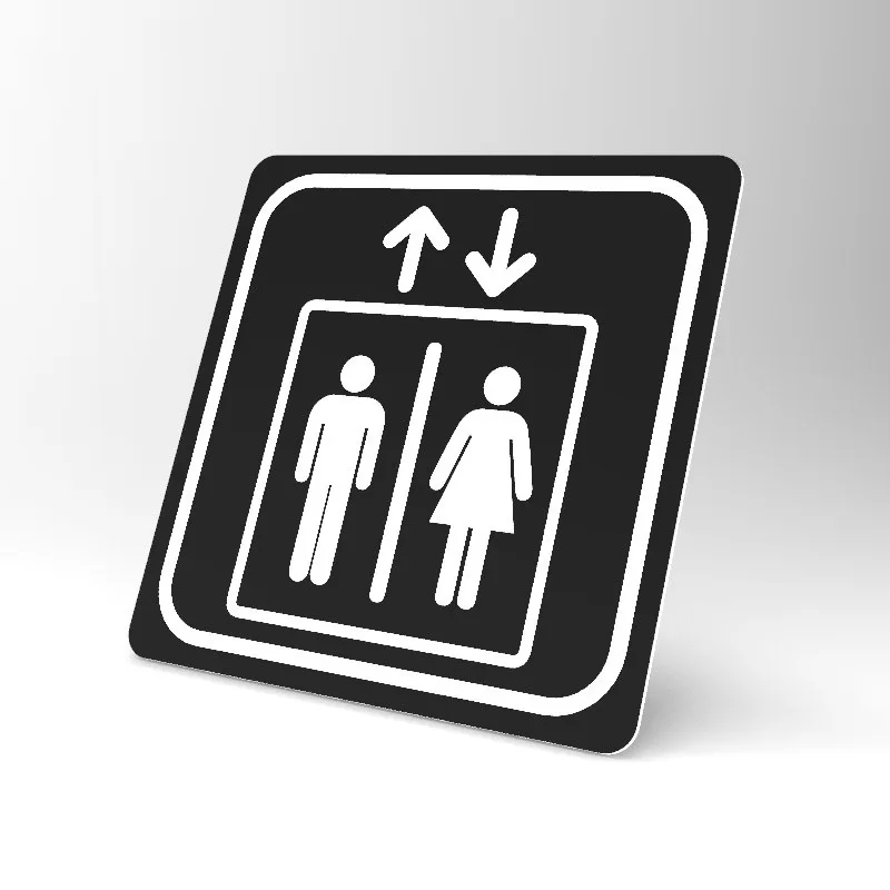 Placuta neagra pentru lift