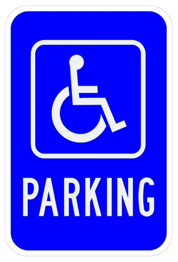 Placuta parking pentru handicap