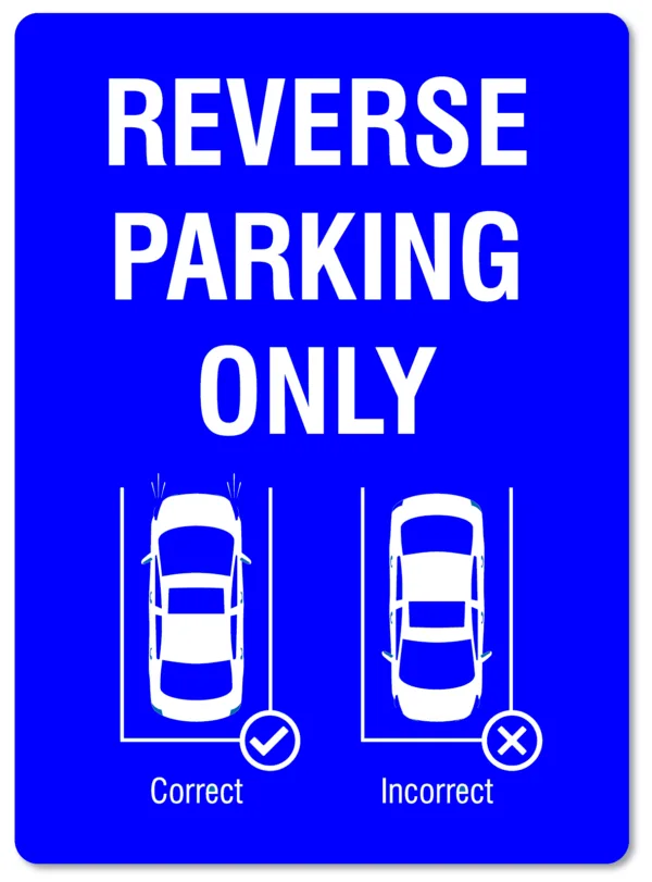 Placuta pentru reverse parking only