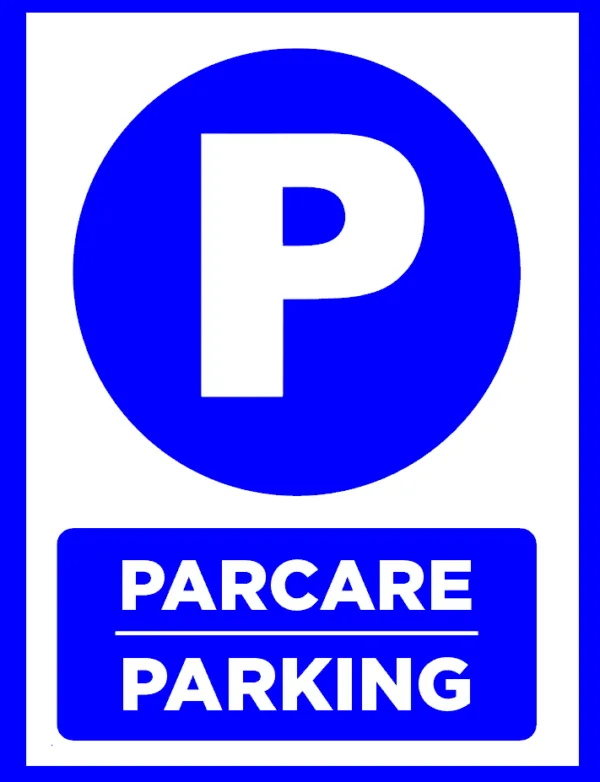 Placuta pentru parcare parking