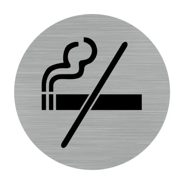 Etichete Metalice din Aluminiu - Interzis Fumatul | Rezistente și Vizibile