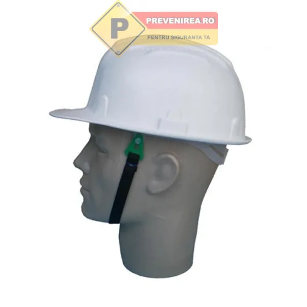 Cască de protecție albă personalizată - Protecție sigură și confort maxim