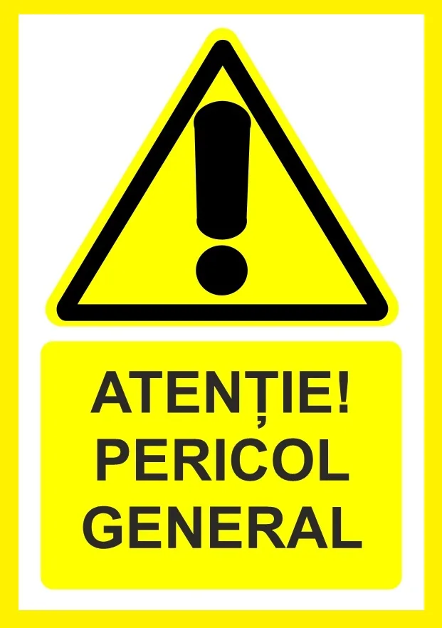Placute pericol general