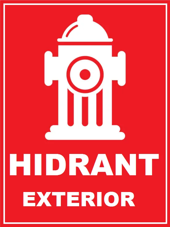 Placuta reflectorizanta pentru hidrant