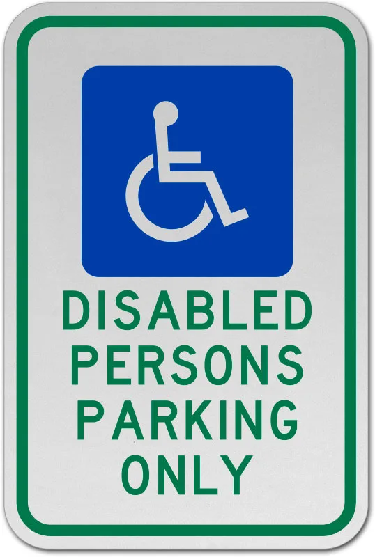 Indicator de Parcare destinată exclusiv persoanelor cu dizabilități