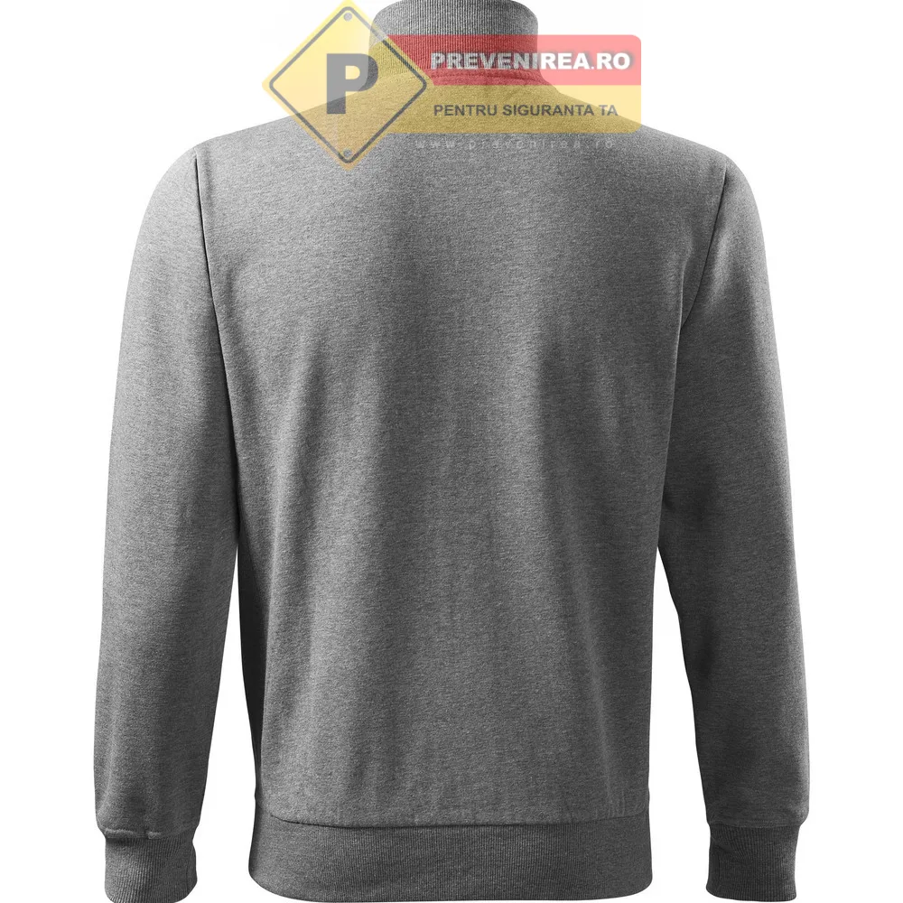 Hanorac de lucru gri pentru bărbați - perfect pentru șantier, atelier și activități zilnice