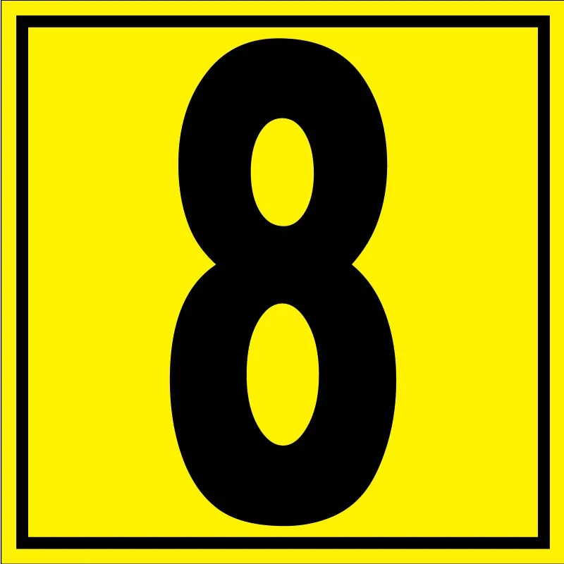 Placuta pentru depozit numarul 8 randul 8 poarta 8