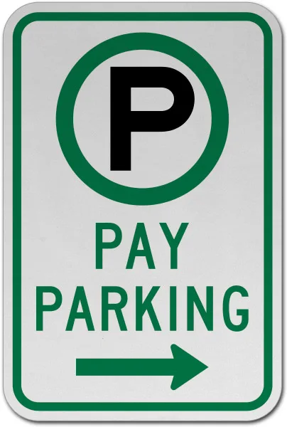 Pay Parking Signs