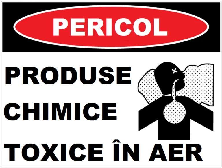 Placuta pentru produse chimice in aer