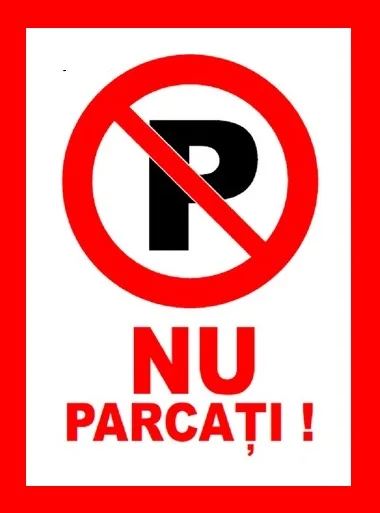Placuta nu parcati