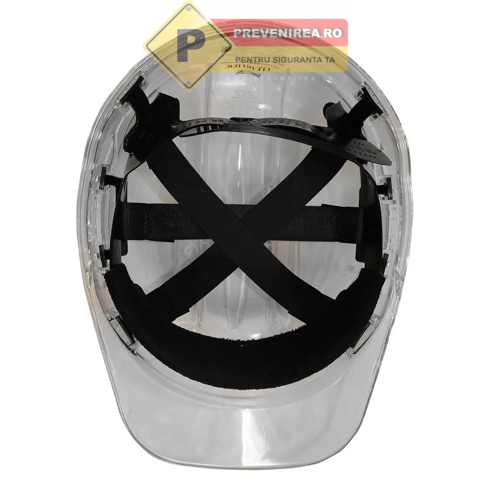 Casca de protecție ventilată albă - vizibilitate superioară, confort premium și protecție avansată