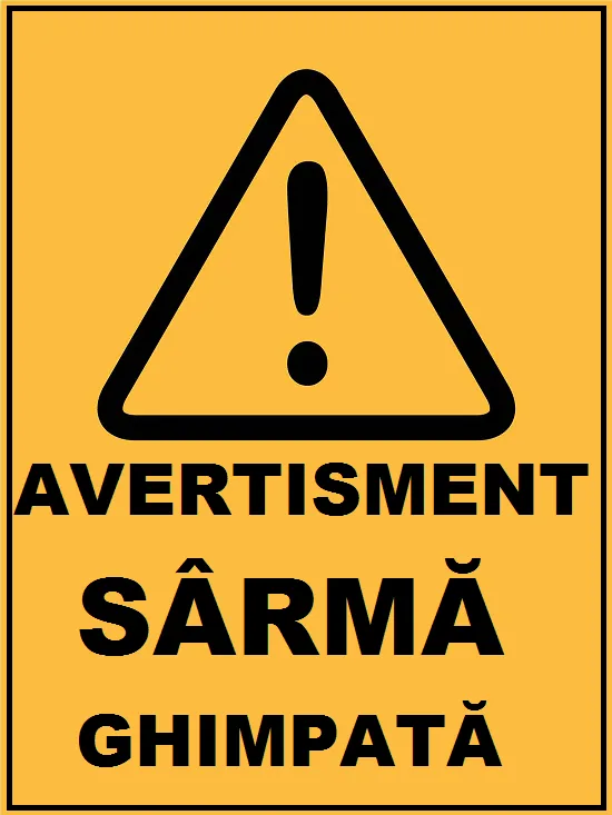 Placuta pentru sarma ghimpata