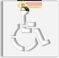 Șabloane Loc Parcare Handicap | Marcaje Clare și Conforme Standardelor