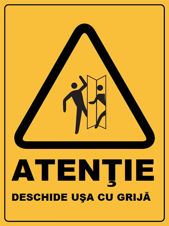 Placuta deschide usa cu grija