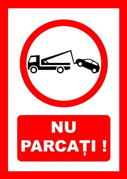 Placuta de interzicere nu parcati