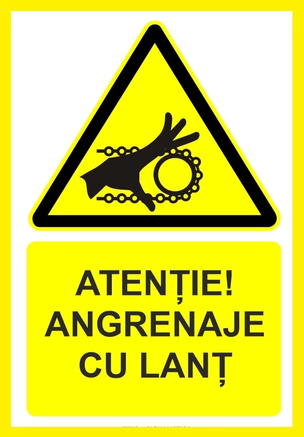 Placuta pentru angrenaje cu lant