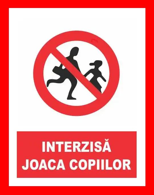 Placuta interzisa joaca copiilor