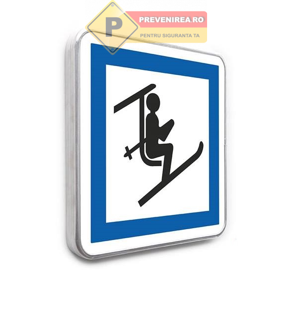 Indicator rutier parti de schii