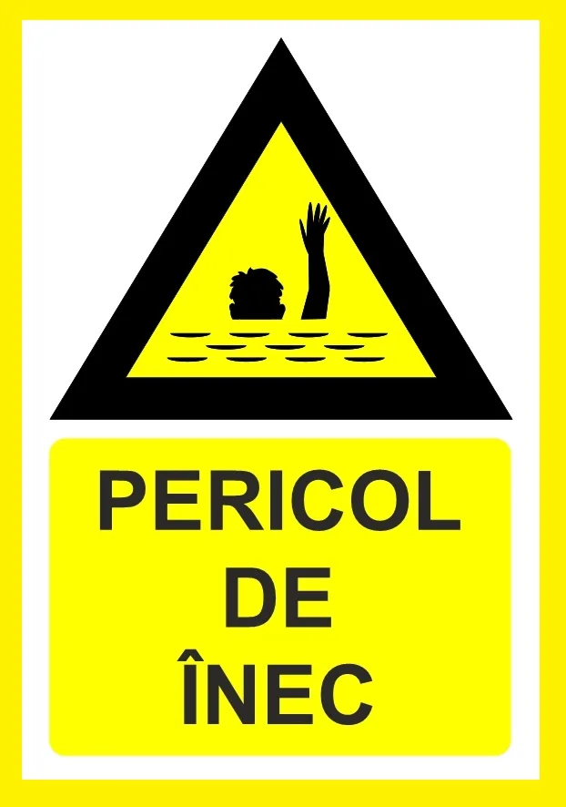 Placuta pericol de inec