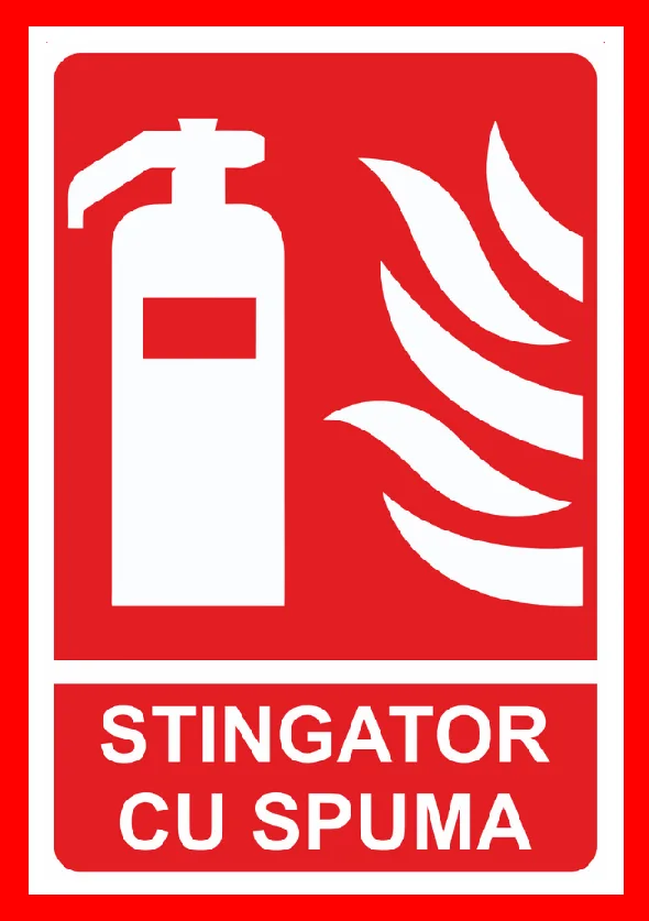 Placuta stingator cu spuma