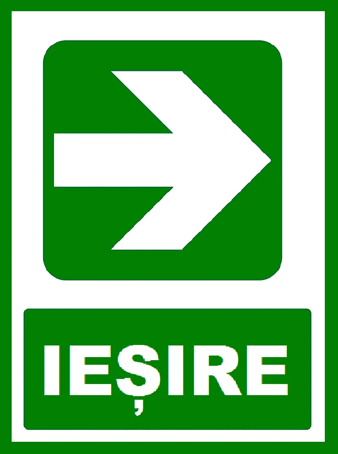Placuta pentru iesire cu directie in dreapta
