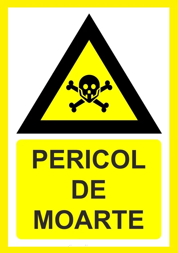 Placuta pericol de moarte