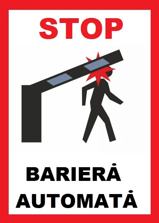 Placuta pentru bariera auto