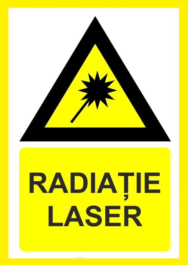 Placuta pentru radiatie laser