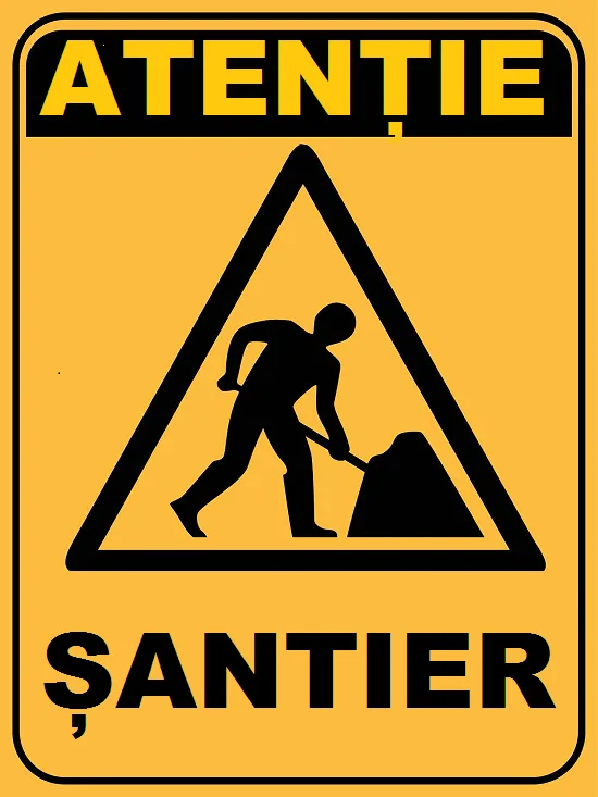 Placuta pentru santier