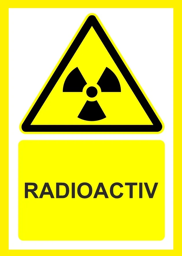 Placuta  pentru radioactiv