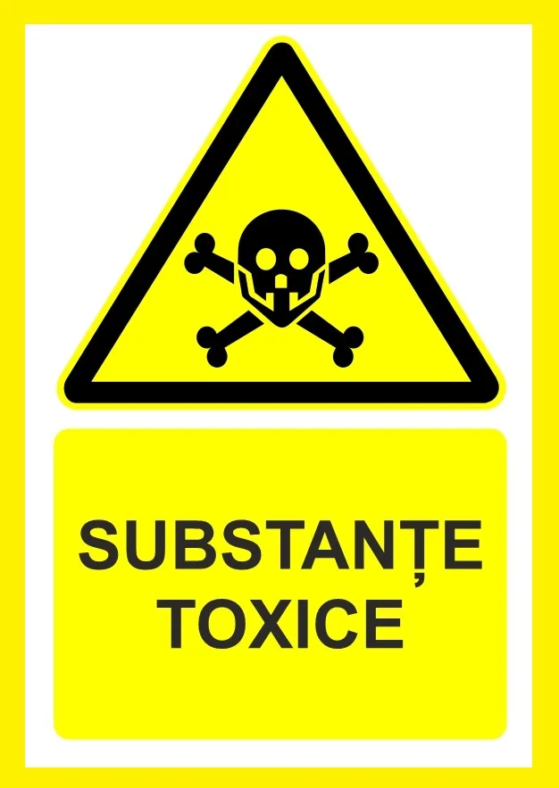 Placuta pentru substante toxice