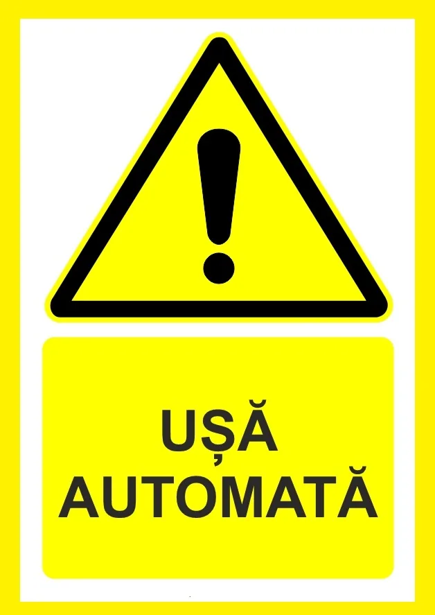 Placuta pentru usa automata