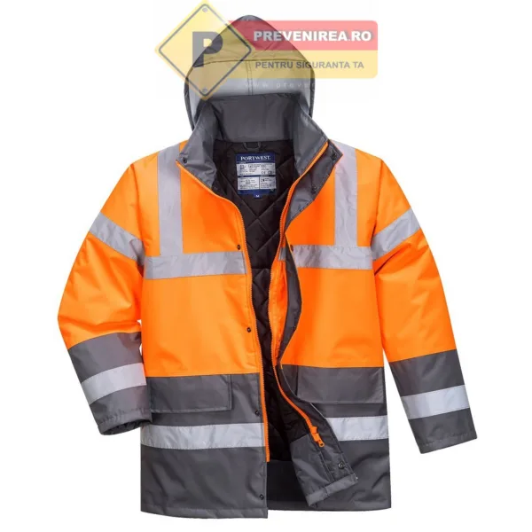 Geacă reflectorizantă impermeabilă pentru protecția muncii - Siguranță și confort în orice condiții