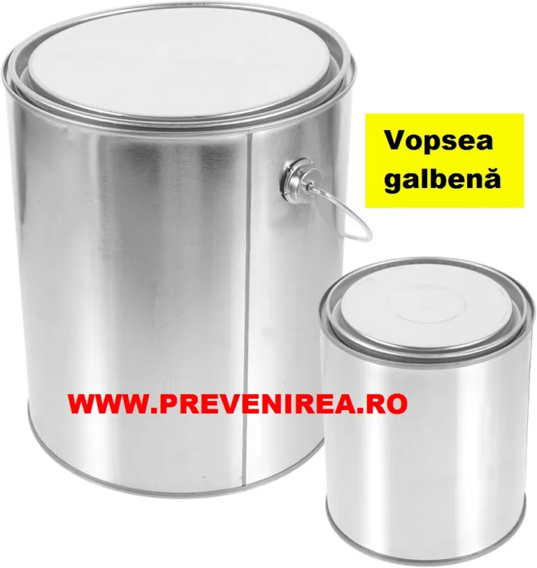 Vopsea pentru asfalt si beton galbena