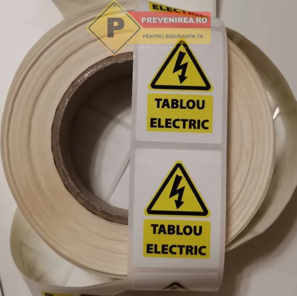 Etichete adezive pentru tablou electric - personalizare completă, calitate profesională