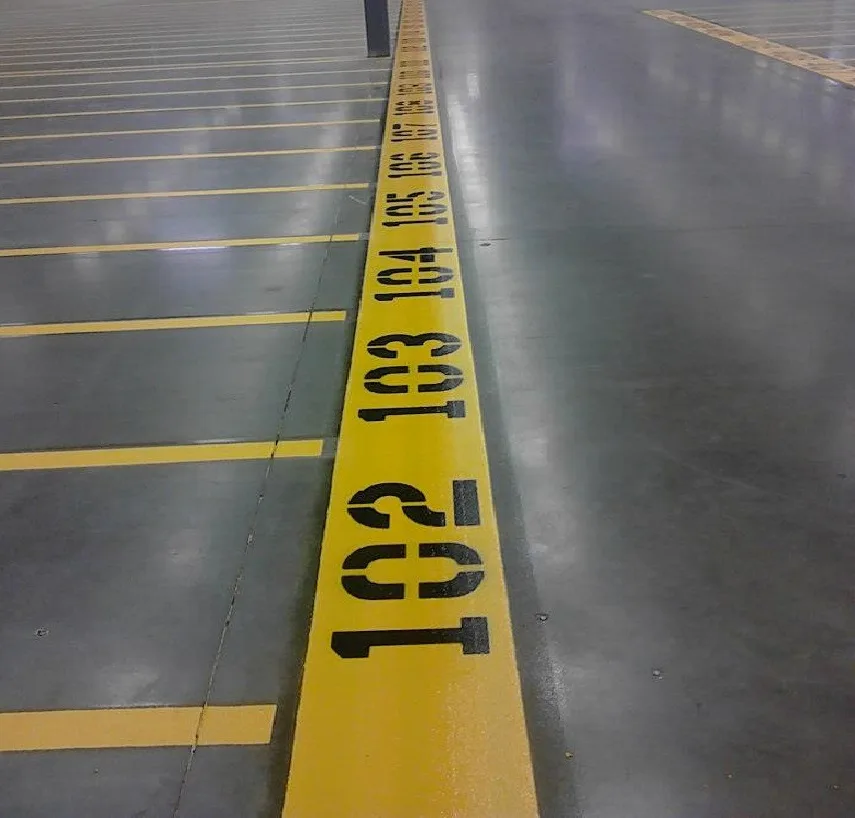 Marcaje pentru podelele din depozit